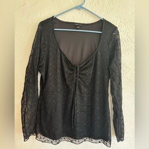 Torrid Classic Black Blouse size Torrid‎ 1 Size 14-16